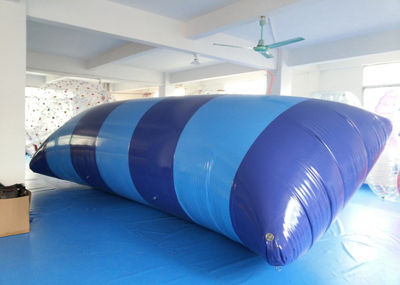 中国 青いヒートシール 7m * 3m 水公園のためのデジタルによって印刷される膨脹可能な水塊 サプライヤー
