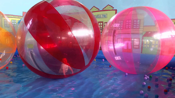 中国 大人/水ロール・ボールのための大きいピンク水プール膨脹可能な水歩く球 サプライヤー