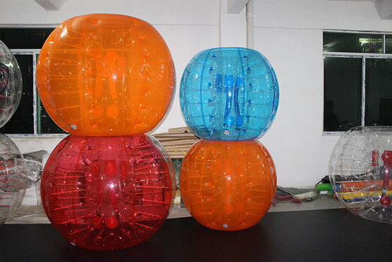 中国 楽しみの最も最近の膨脹可能な泡サッカーの泡フットボールの大きい気球 サプライヤー