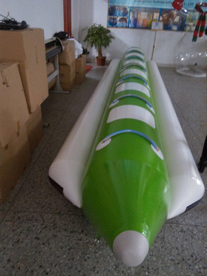 中国 水ゲーム 1 隻の管の膨脹可能なバナナ ボートの飛魚座のボート サプライヤー