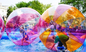 大人/水ロール・ボールのための大きいピンク水プール膨脹可能な水歩く球 サプライヤー