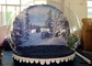個人化されたクリスマスの膨脹可能な雪の地球の屋外に明確なドームのテント サプライヤー