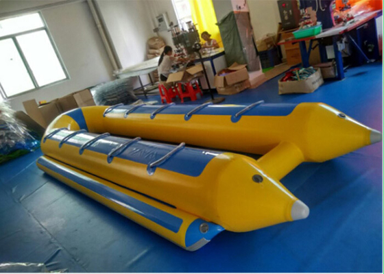 中国 水のスポーツの膨脹可能なバナナ ボート 5.3m*3m の爆発水ゲームの管 サプライヤー