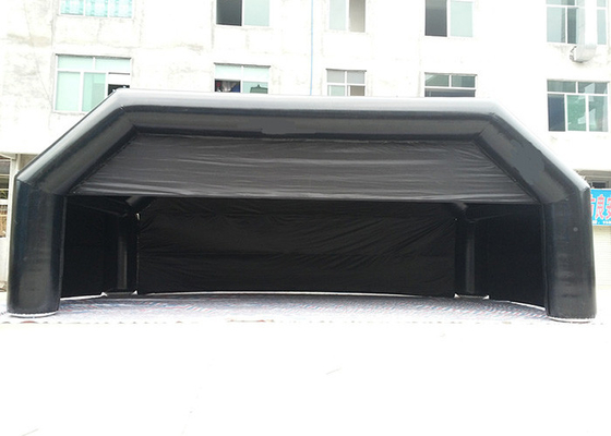 中国 12m x 6m X 5mH の黒く膨脹可能なテントの商業膨脹可能な小型テント サプライヤー