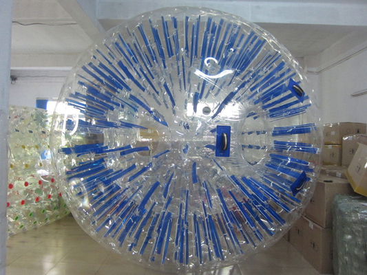 中国 人間のための ゾーブ の注文の青く膨脹可能な球/遊園地のハムスターの球 サプライヤー