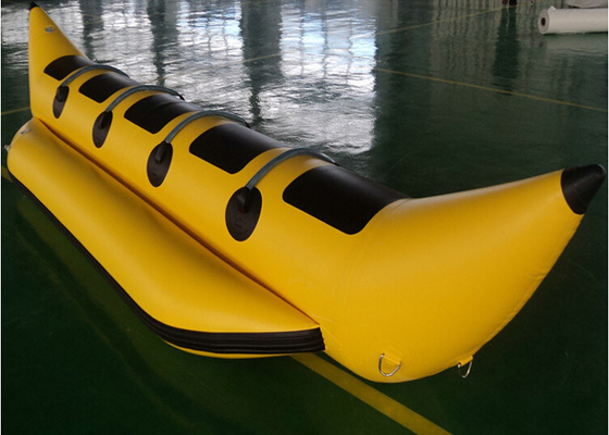 中国 0.9mm ポリ塩化ビニールの水ゲームのための膨脹可能なはえの魚のバナナ ボートを防水して下さい サプライヤー